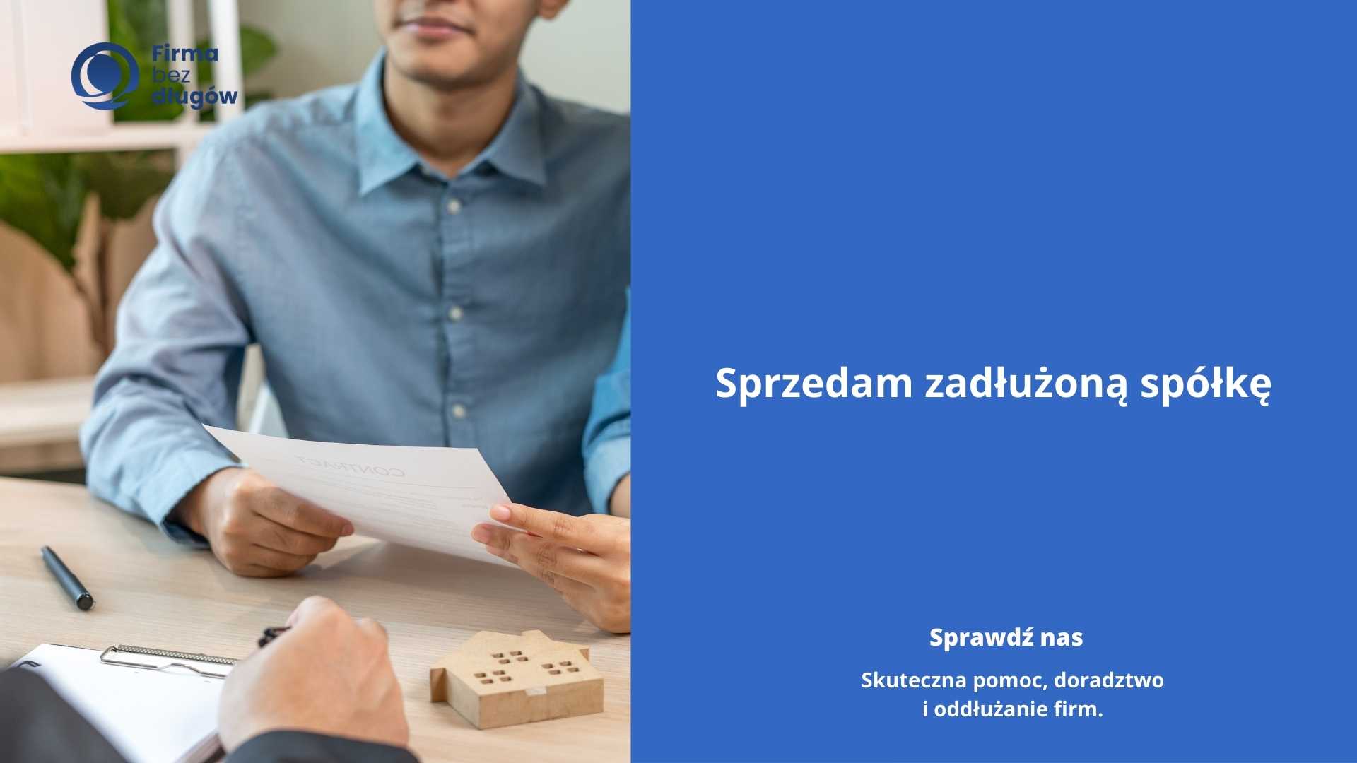 Sprzedam zadłużoną spółkę