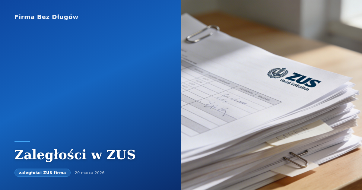 Zaległości w ZUS